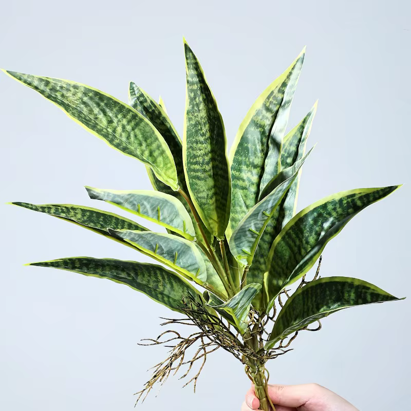 5 pièces de plantes artificielles en plastique