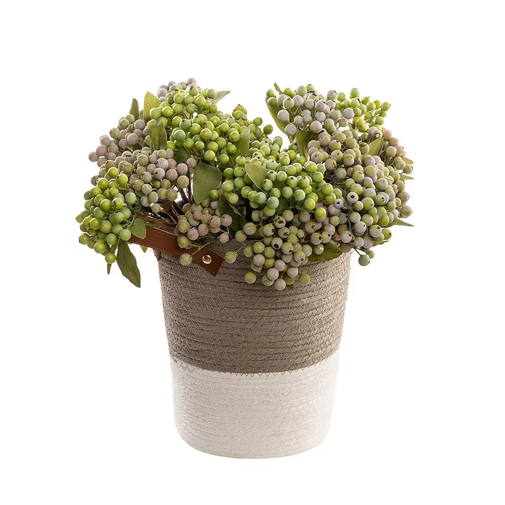 Branche de haricot INS verte artificielle 29cm