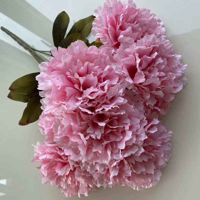 Fleurs artificielles d'hibiscus à 7 têtes | Faux Bouquet