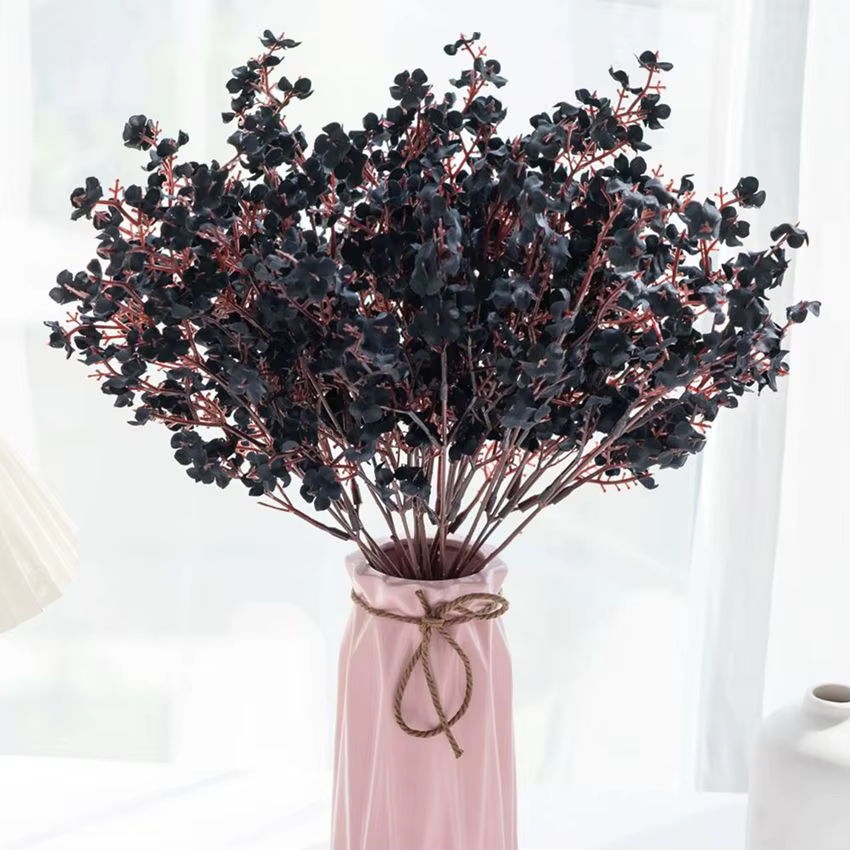 Fleur artificielle Soie Gypsophila Pêche Maison Vase Table En Plein Air Jardin Arche De Mariage Bouquet De Mariée Festival BRICOLAGE Décoration de Scène