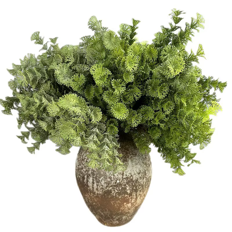 Plante florale en plastique