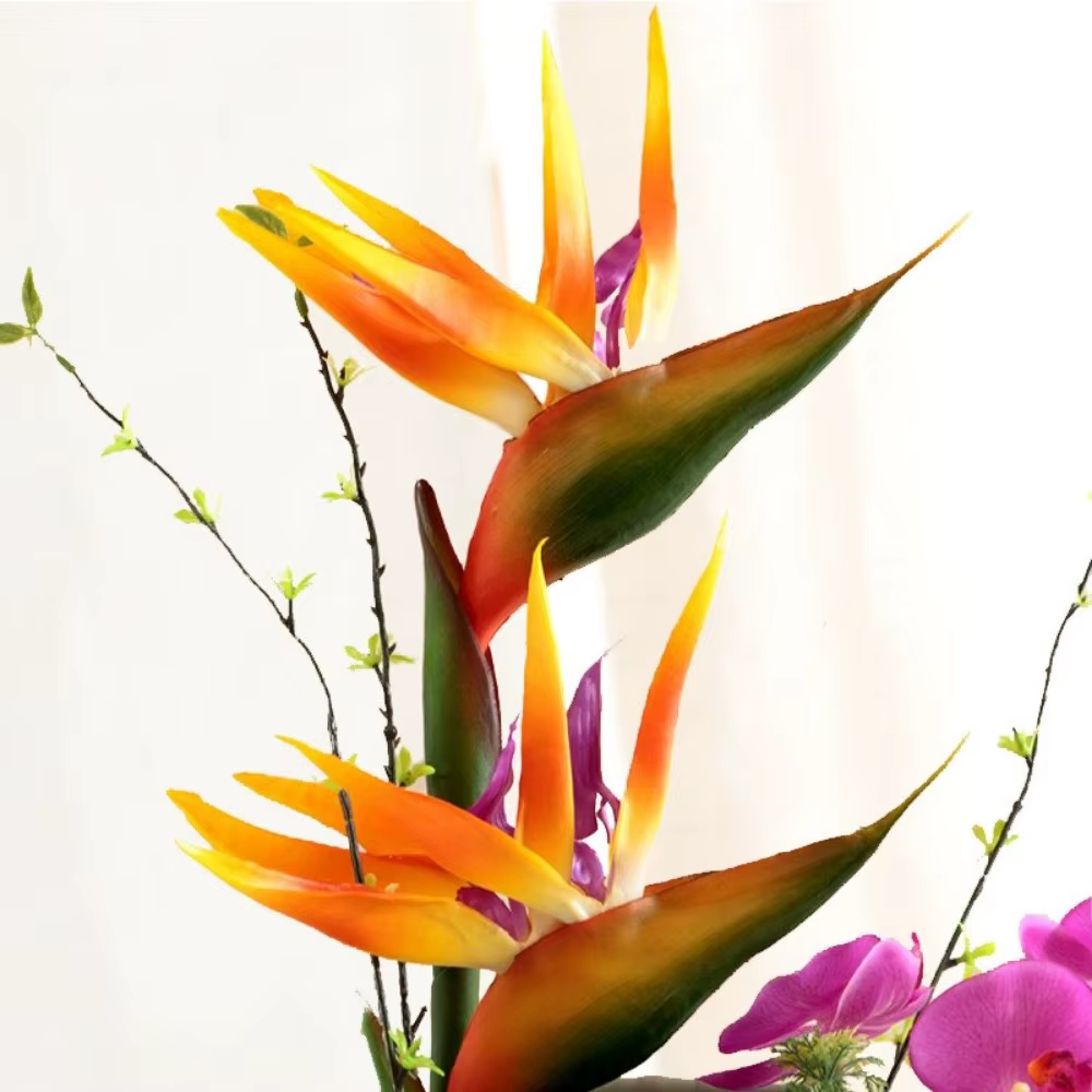 Nouvelle plante artificielle oiseau de paradis à longue tige