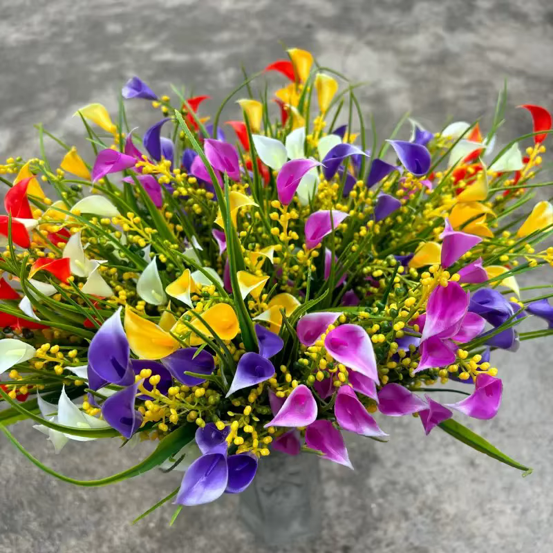 5 types de fleurs artificielles résistantes aux UV pour l'extérieur - Plantes vertes en plastique