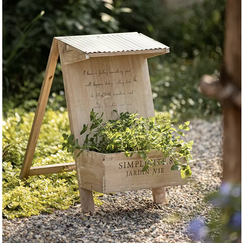 Support de fleurs de plantation de cour