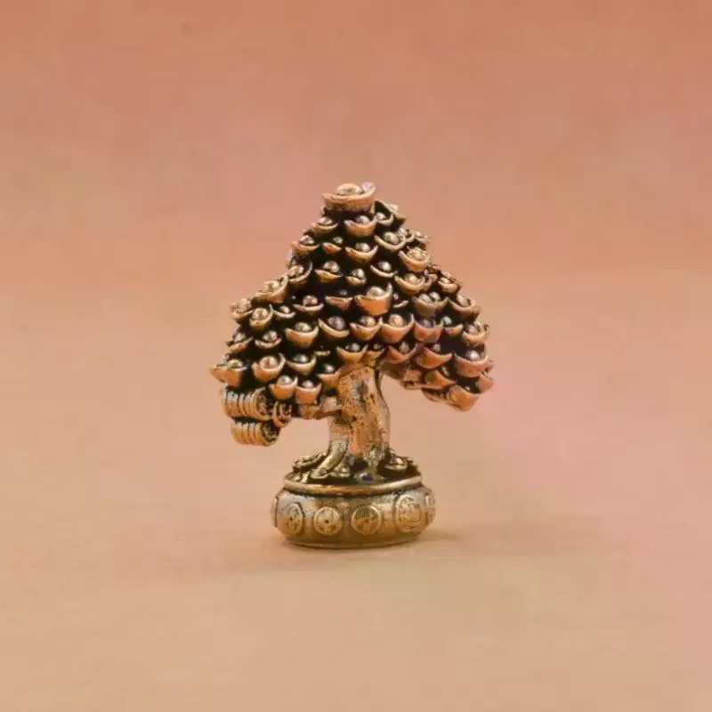 Ornements d'arbre de Fortune en laiton