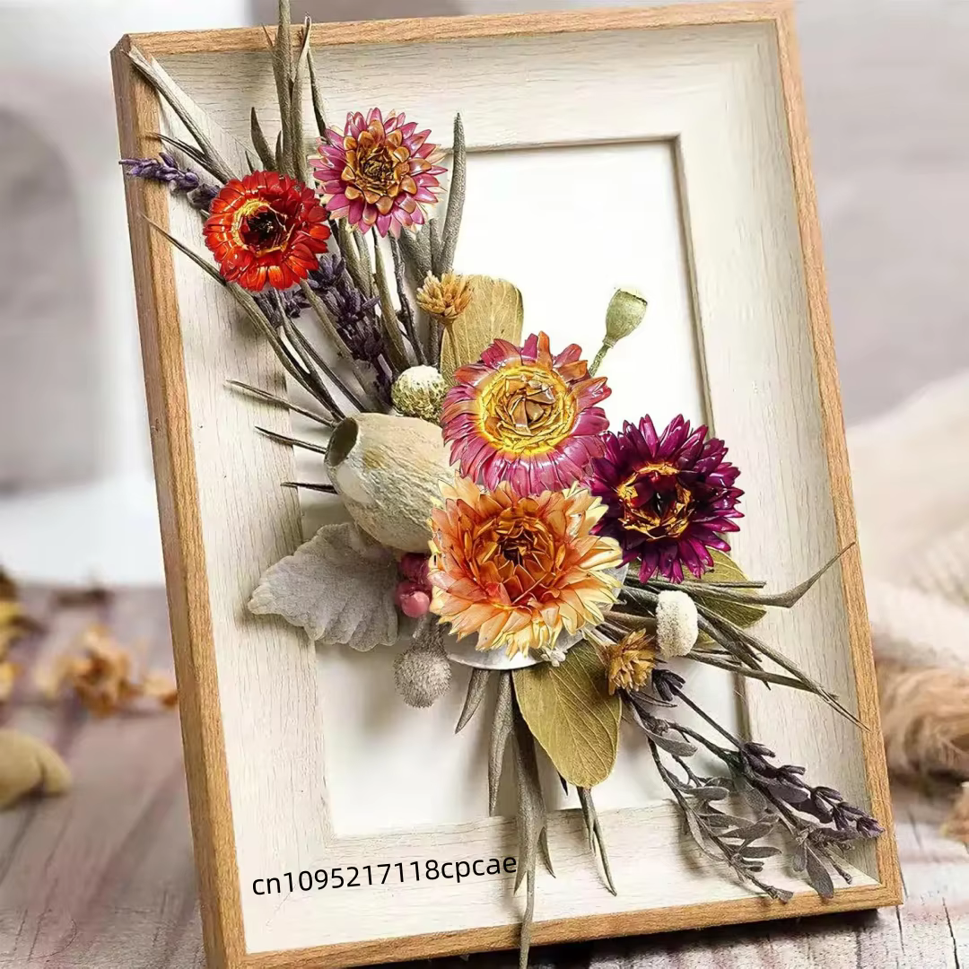 Têtes de fleurs de Helichrysum séchées naturelles