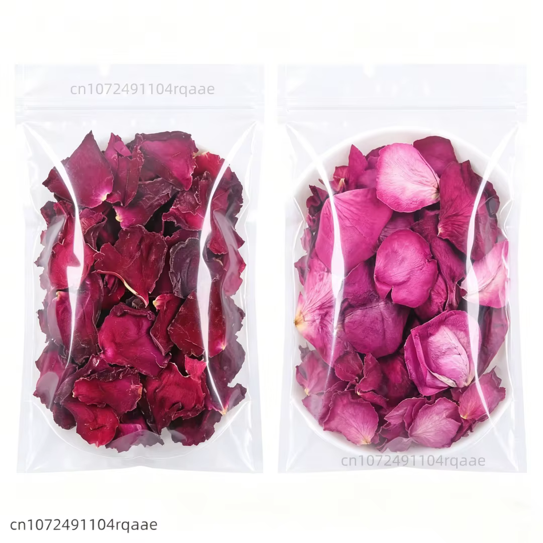 Pétales de rose et de pivoine séchés
