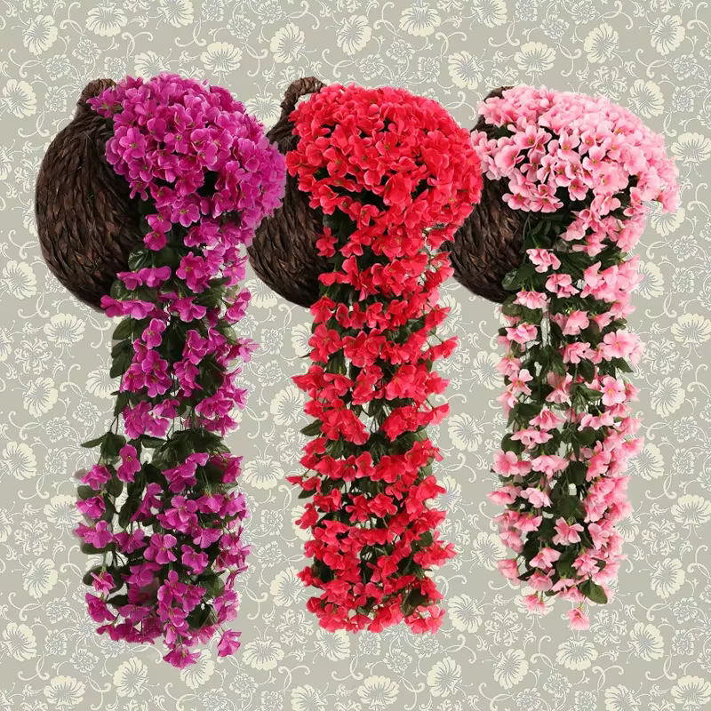Fleur Artificielle en Verre pour Décoration de ix