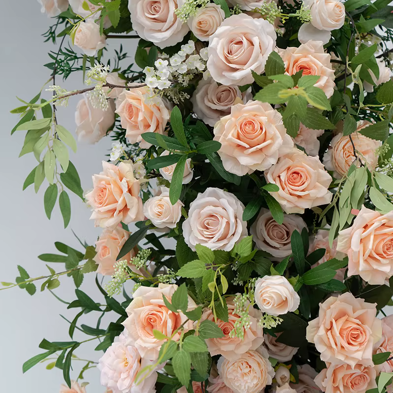 Angela fleur artificielle blanc Rose