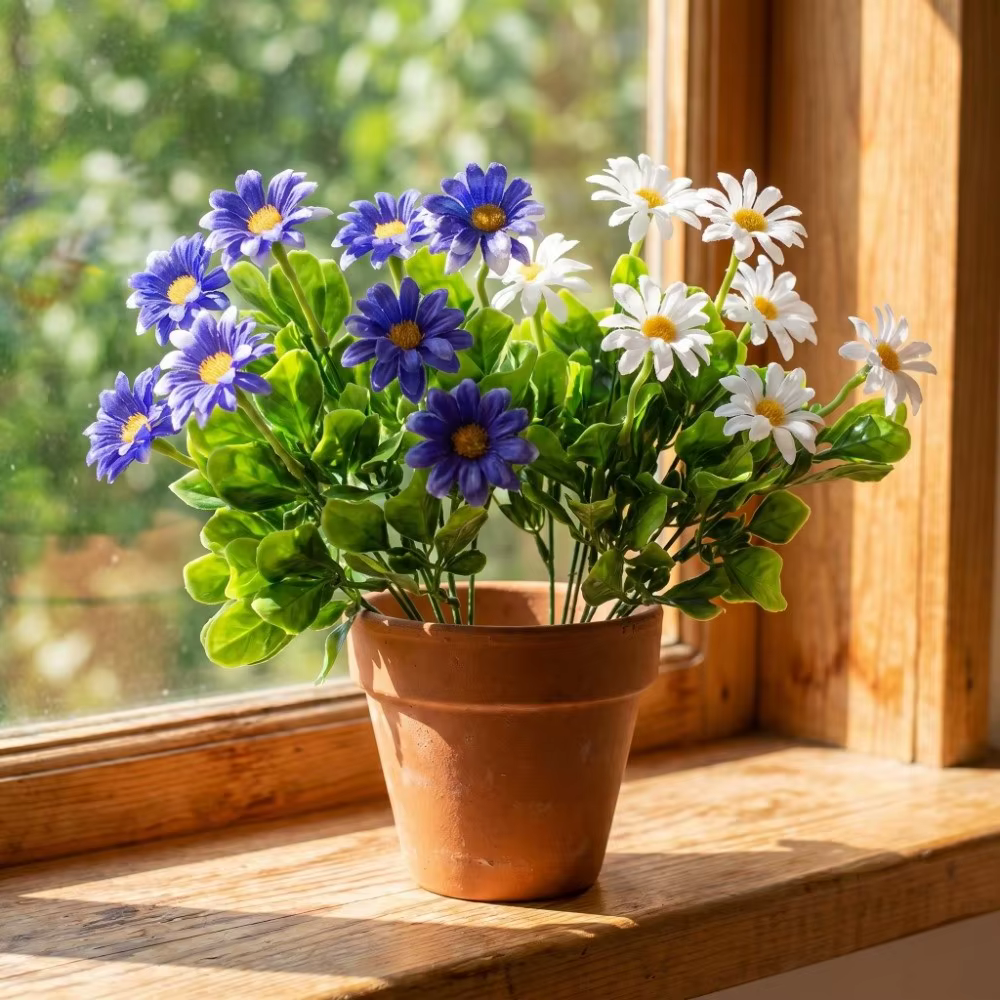 Fausses fleurs artificielles de marguerites