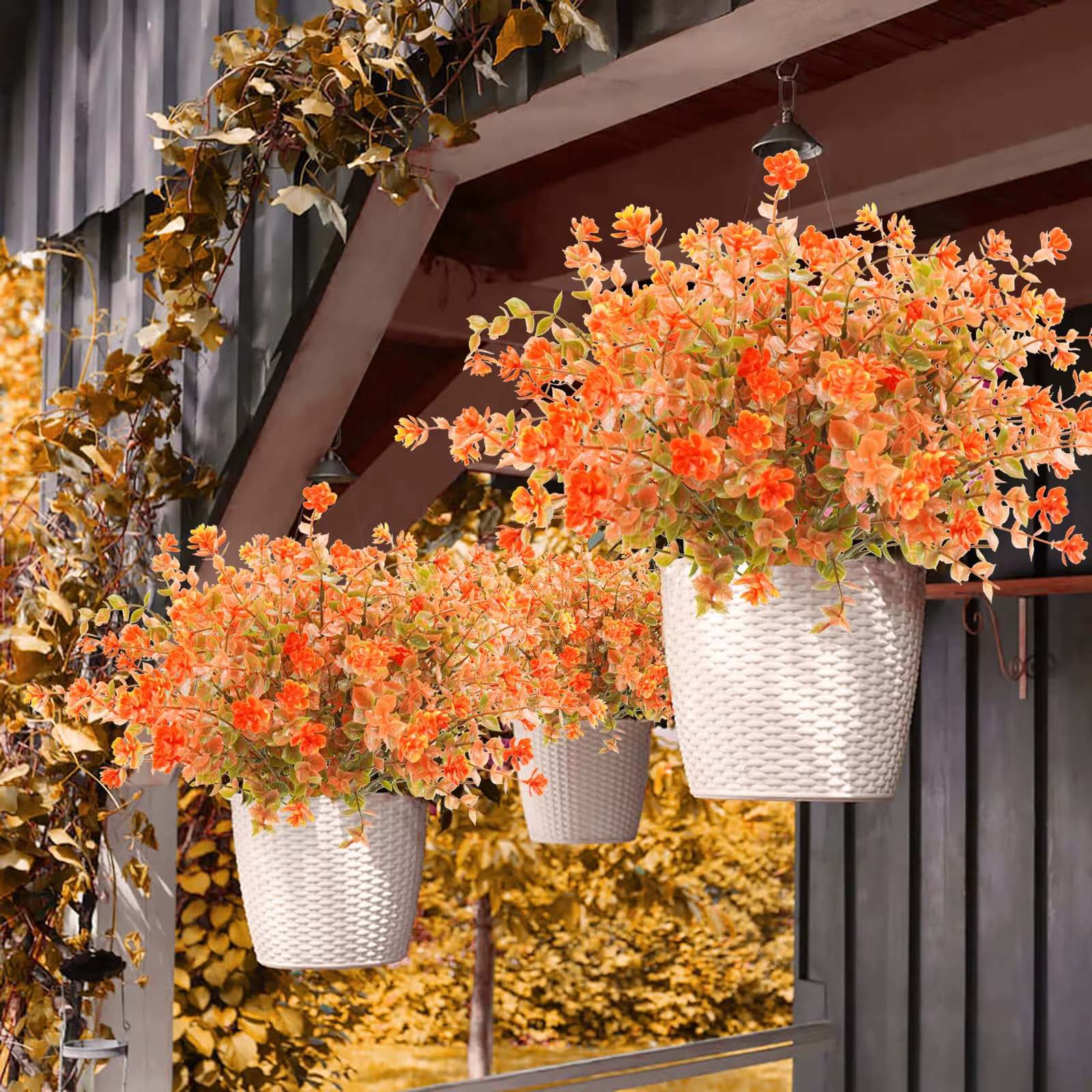 Fleurs artificielles d'extérieur