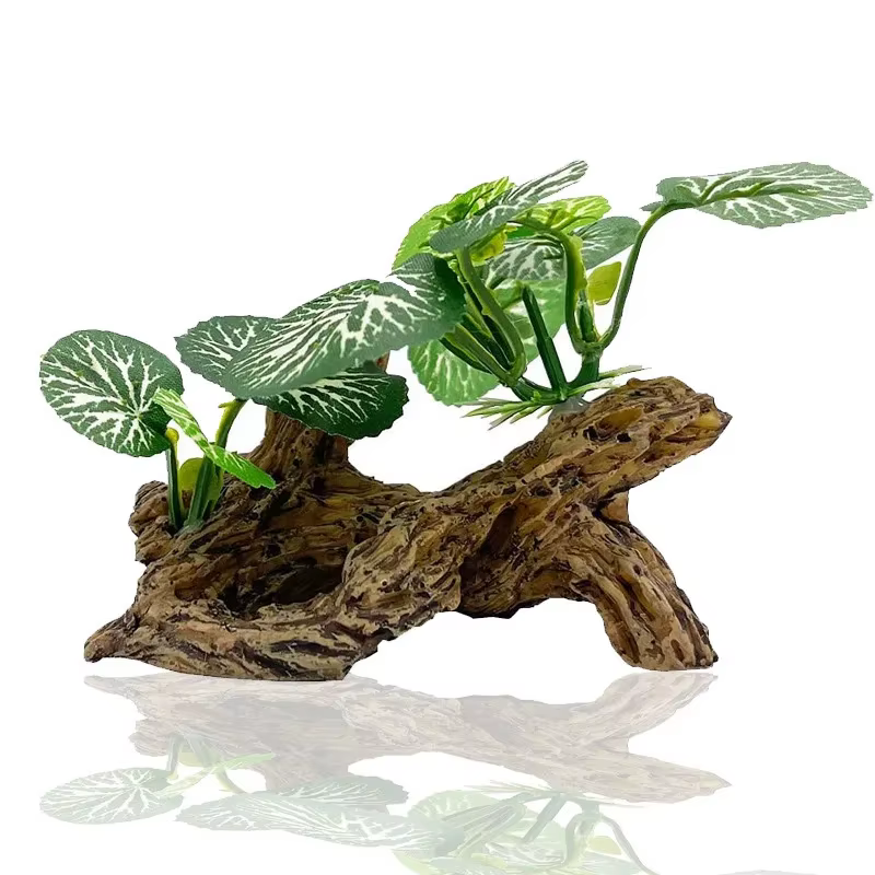 Ornements d'aquarium, plantes artificielles