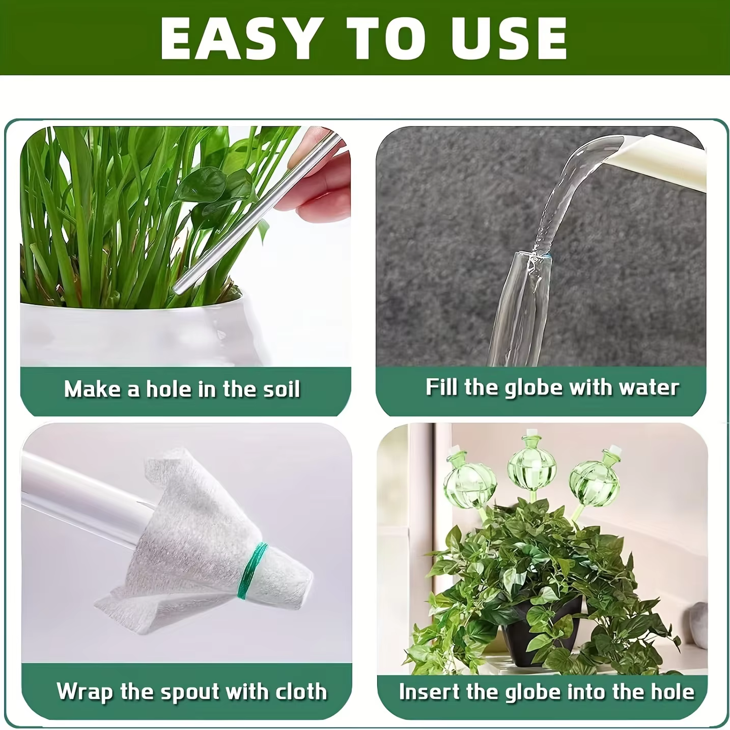 1 pièce – Arroseur automatique en forme de cactus mignon