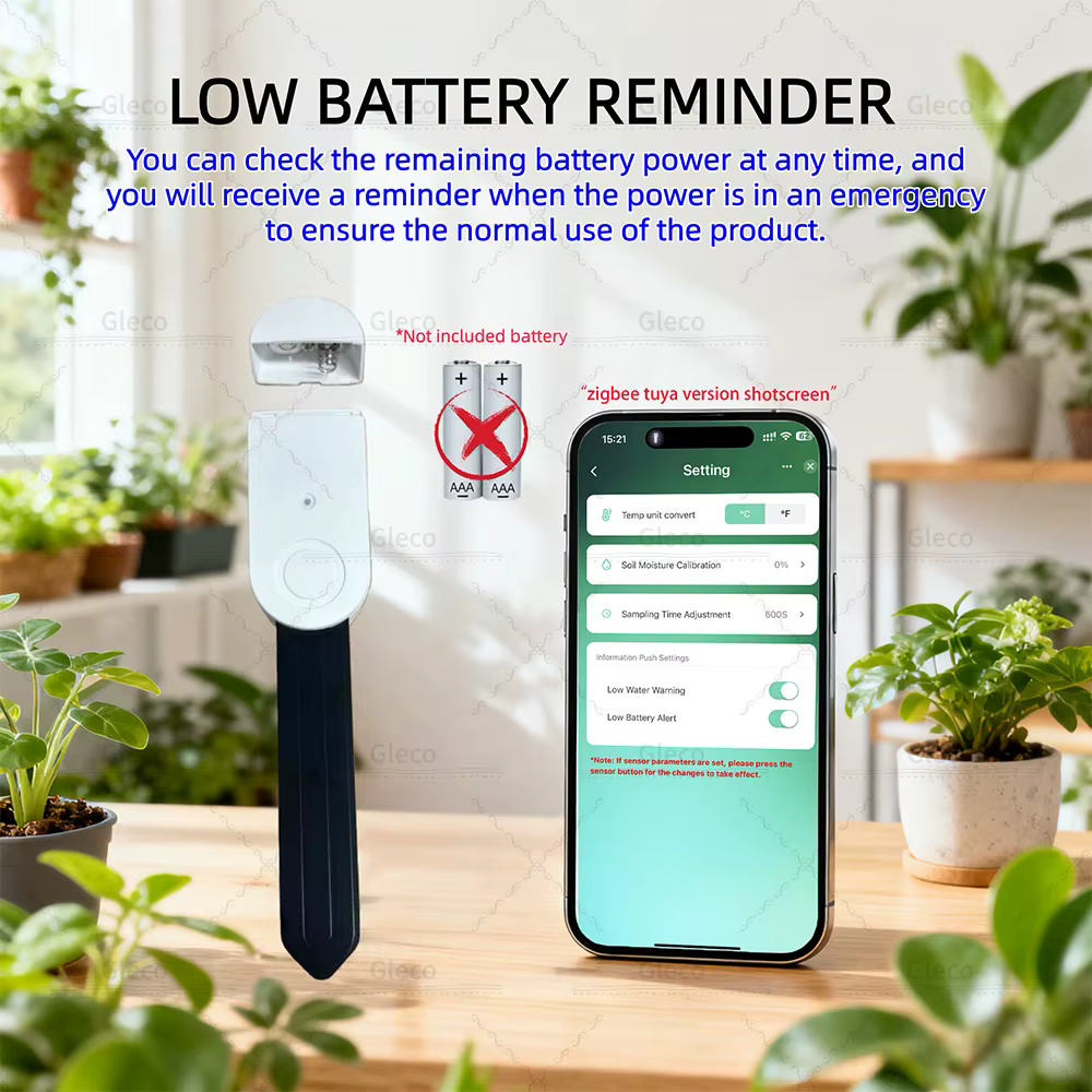 Testeur de sol Zigbee, capteur d'humidité