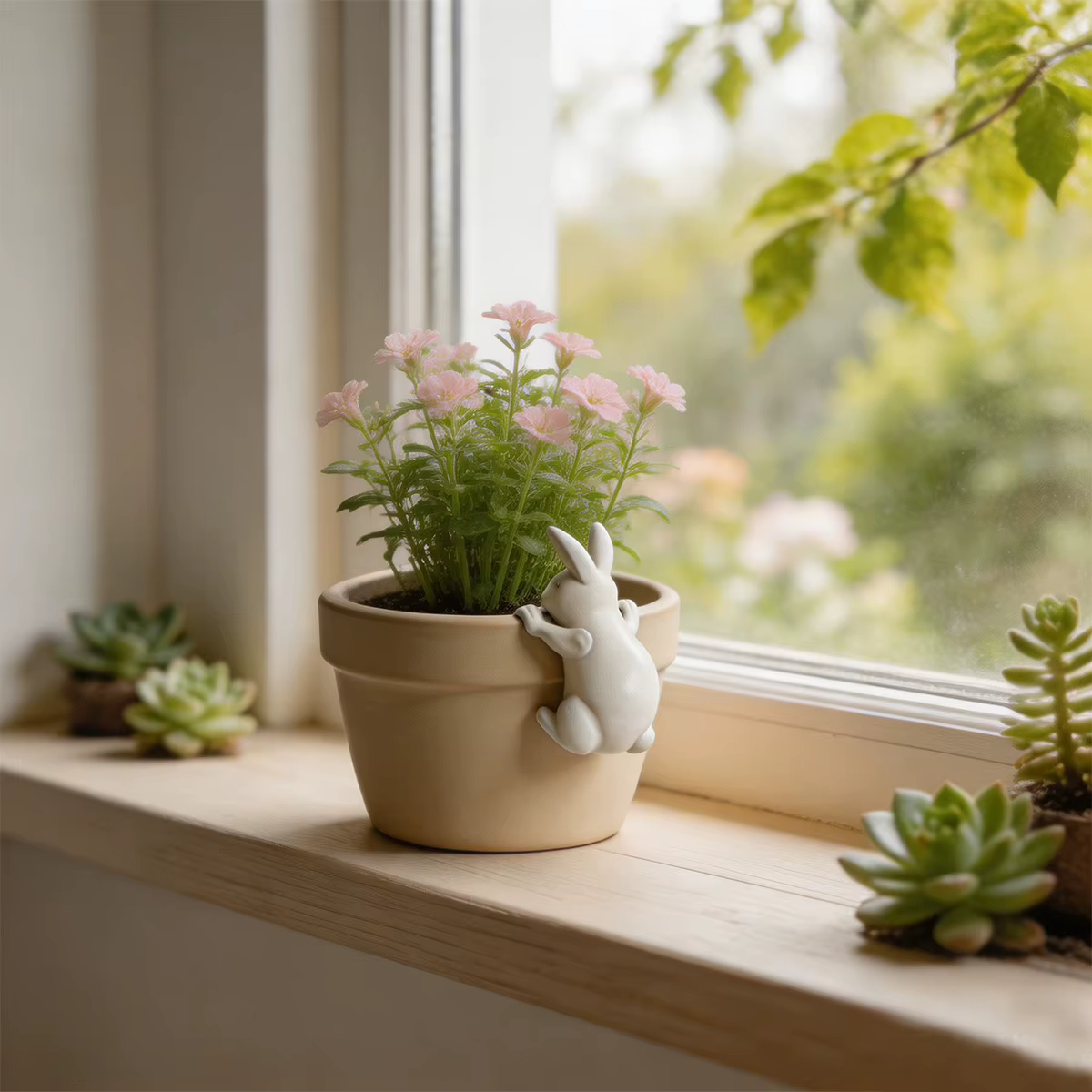 1 pièce de décoration de pot de fleurs en résine
