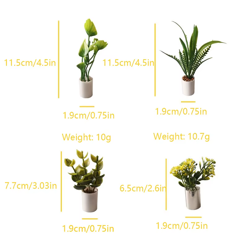 Plante l'inventaire en pot avec feuilles vertes