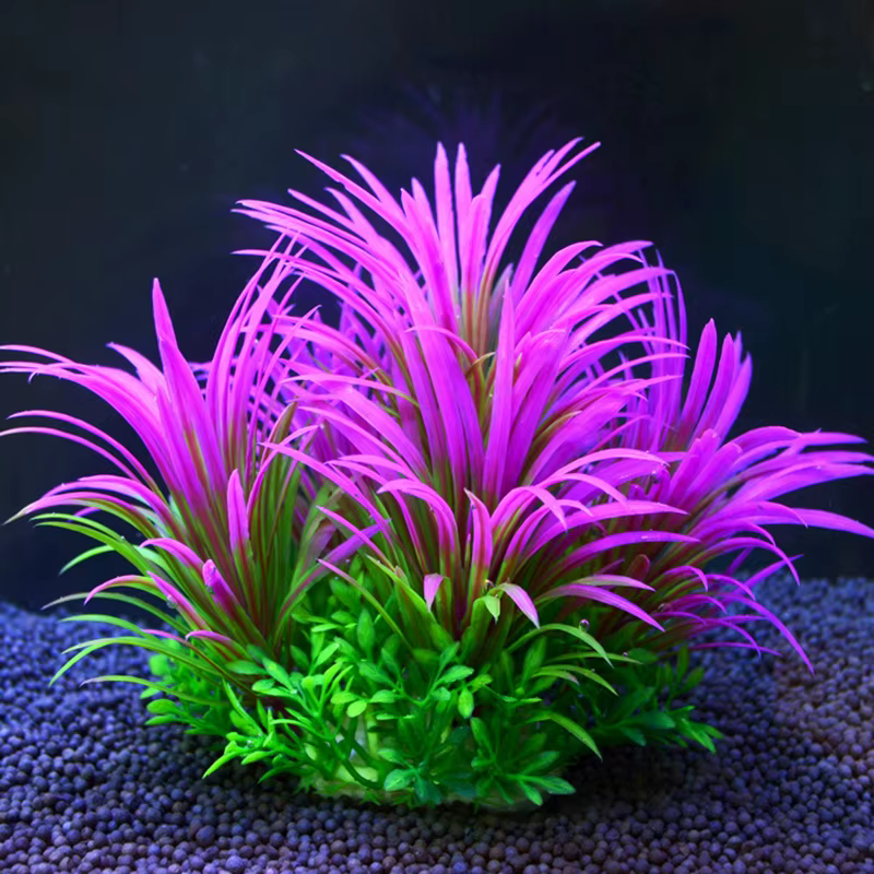 Plantes artificielles de décoration d'aquarium