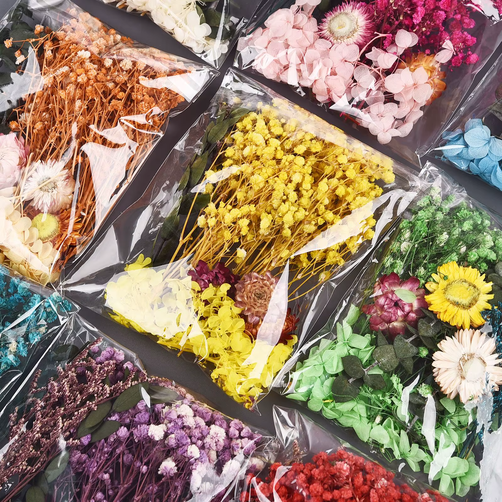Fleur séchée naturelle pour bougie