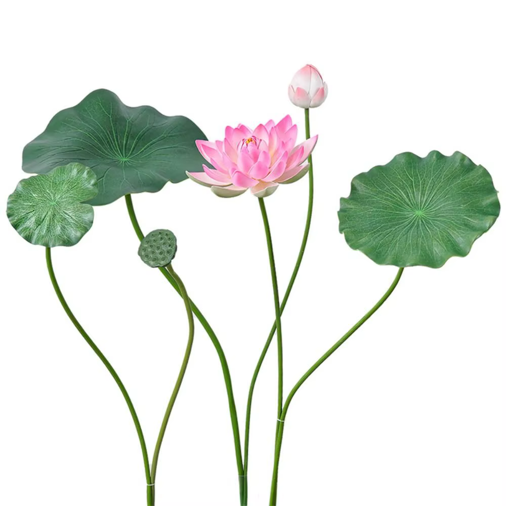 Fleur artificielle paysagère artistique à longue tige pour décoration DIY