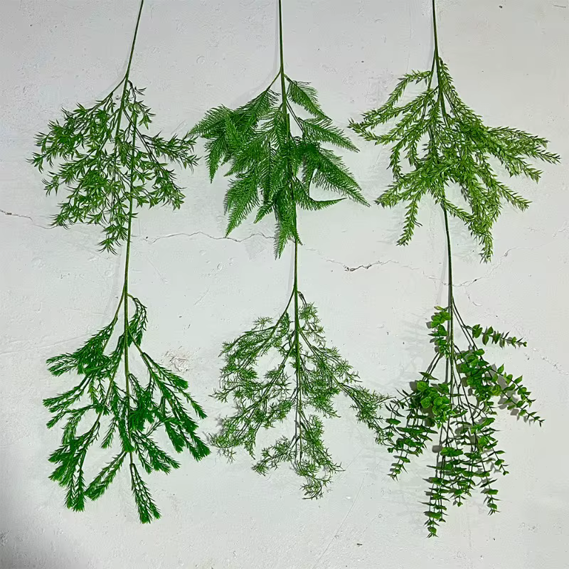 Décoration de mariage, plantes vertes artificielles