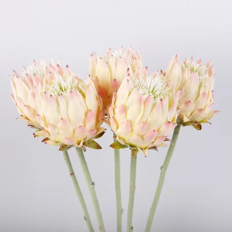 Artificielle haut de gamme unique nordique flocage artichaut fleur décoration de la maison accessoires de photographie