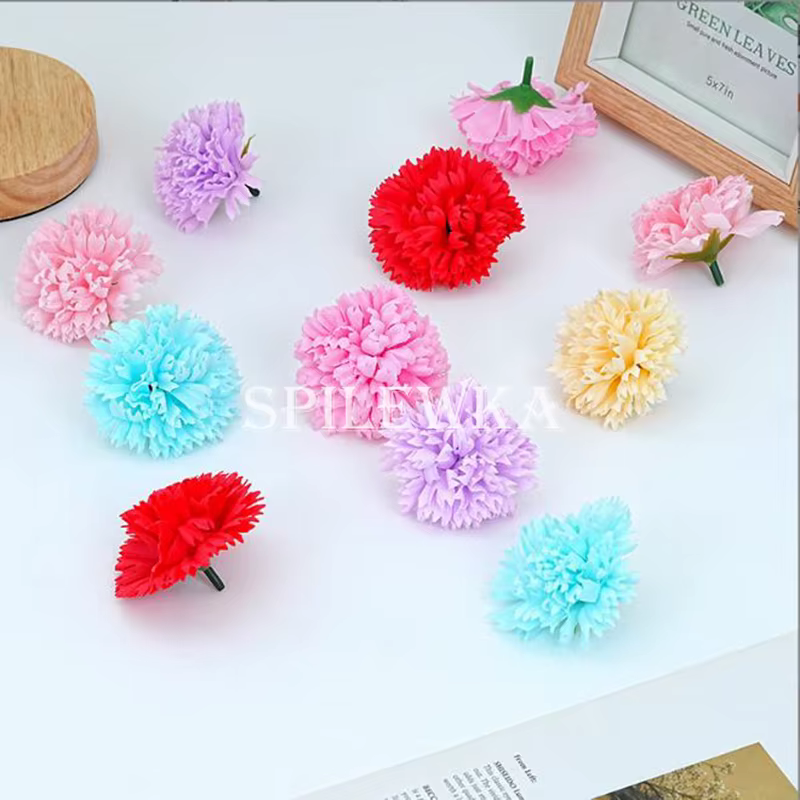 Tête de fleurs d'oeillet