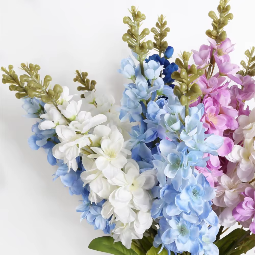 Branche de Fleur violette en jacinthe artificielle