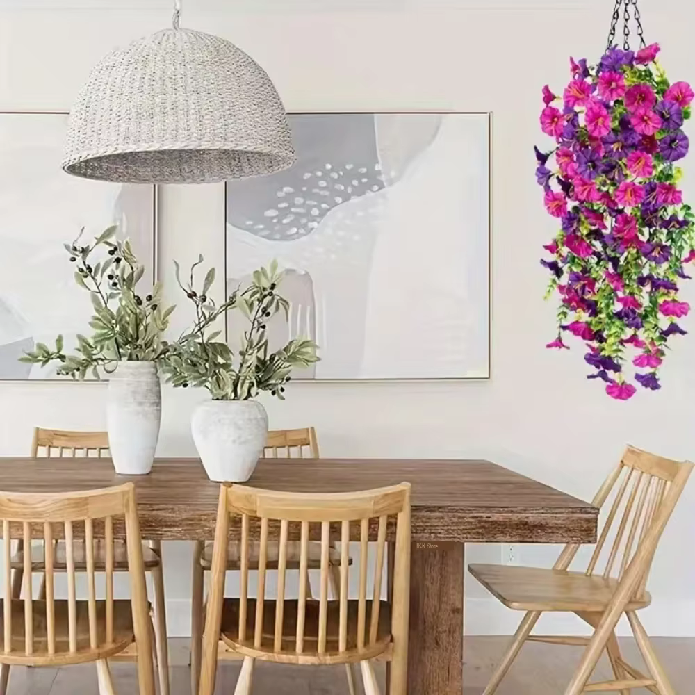Fleur artificielle nouvelles fleurs et plantes suspendues artificielles décoration de pâques 2025 résistant aux UV