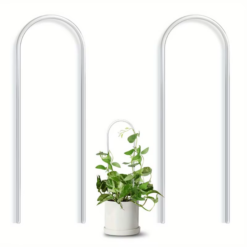 Support de plante en acrylique en forme de U de qualité supérieure