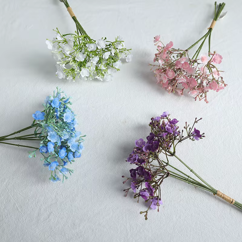 Bouquet artificiel avec ciel étoilé