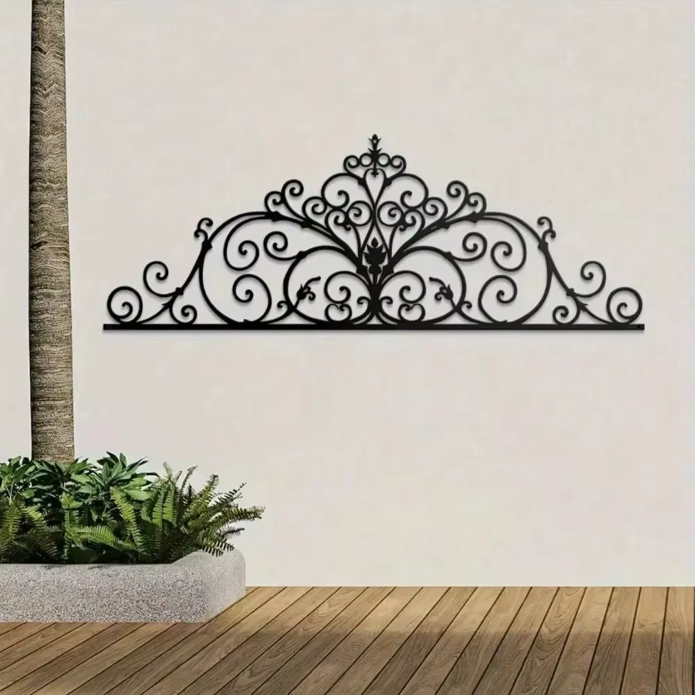 Lot de 2 décorations murales bohèmes en métal