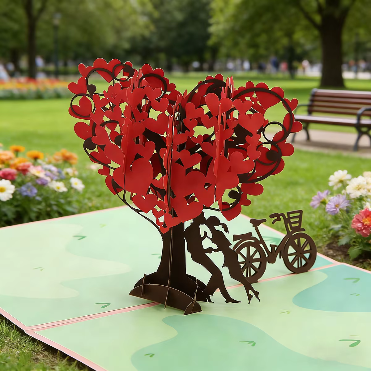 3D Pop Up Flower Greeting Cards Wedding Card Anniversary Thanksgiving Valentines Day Birthday Gift Thank You