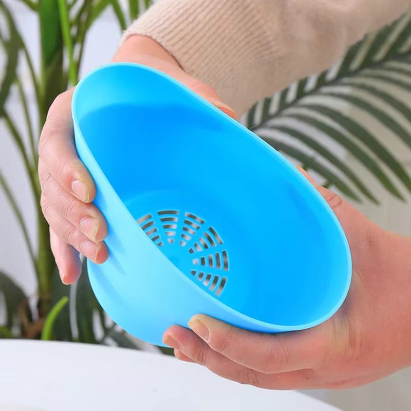 5 tailles de pots à fleurs en plastique ronds pour plantes succulentes avec plateau