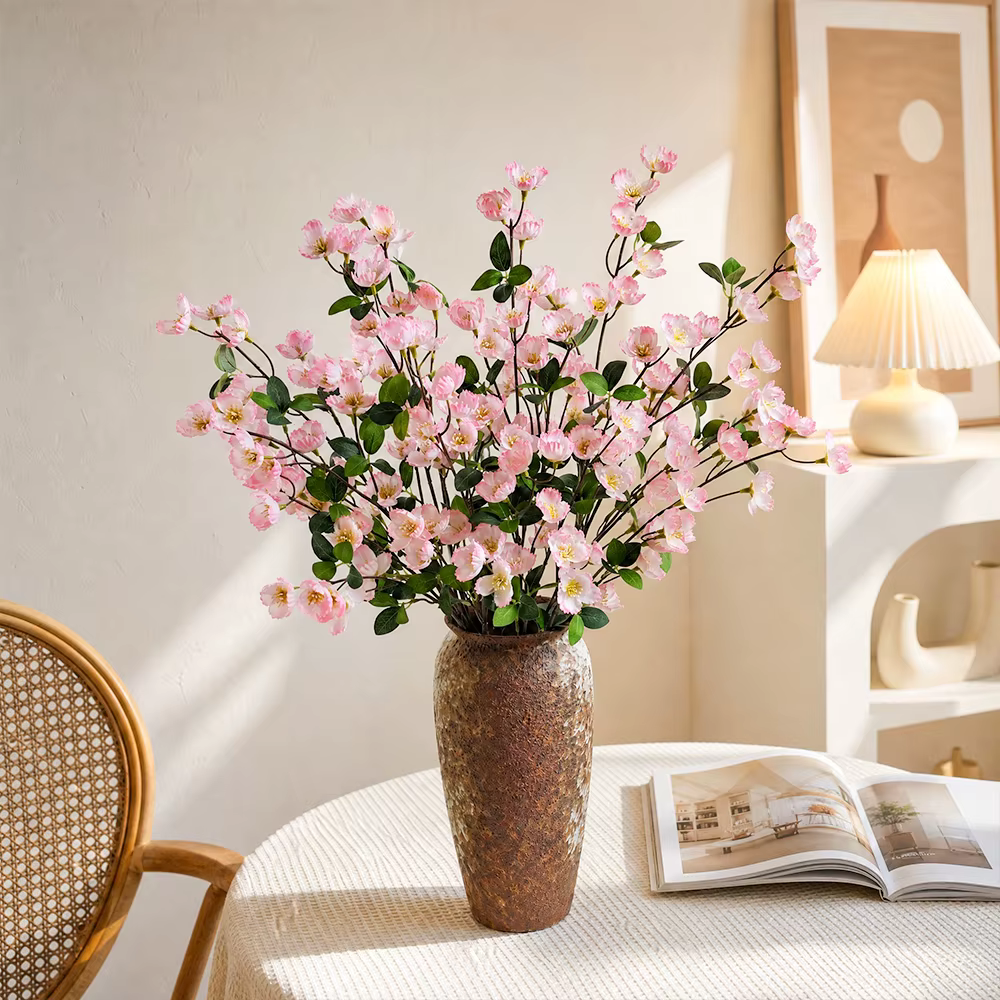 Bouquet de fleurs artificielles en soie