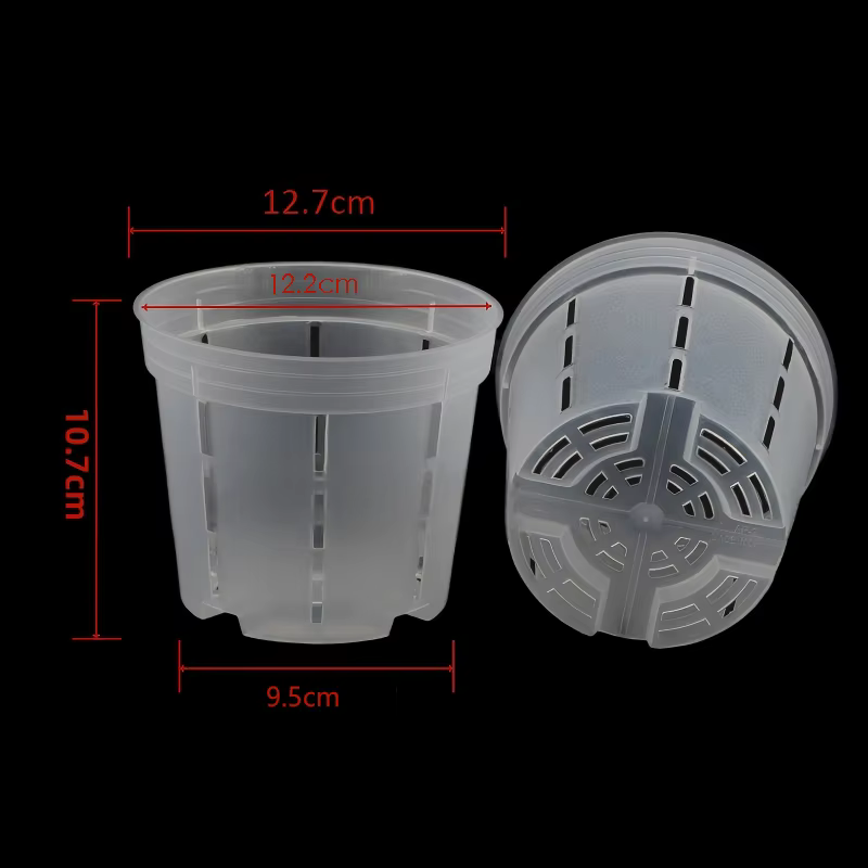 Pots d'orchidées en plastique