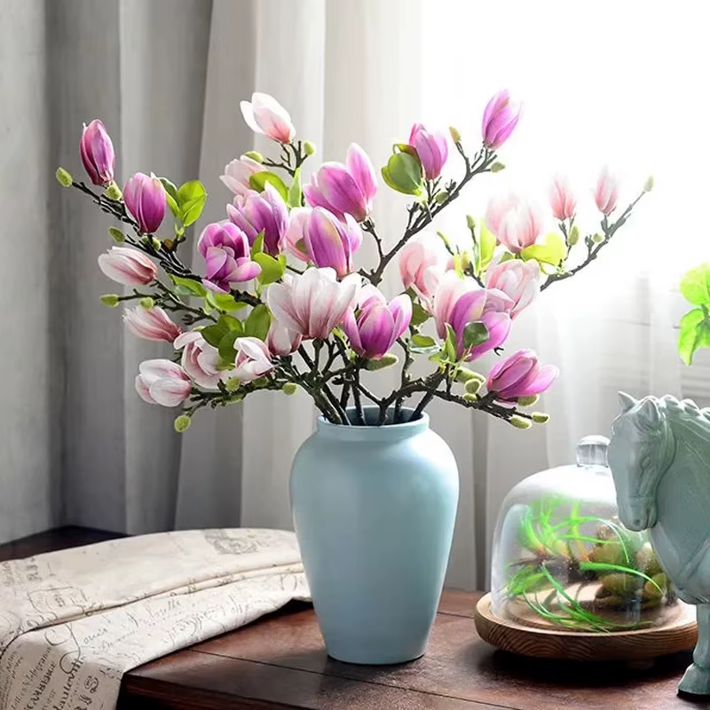 Magnolia fleurs artificielles Simulation
