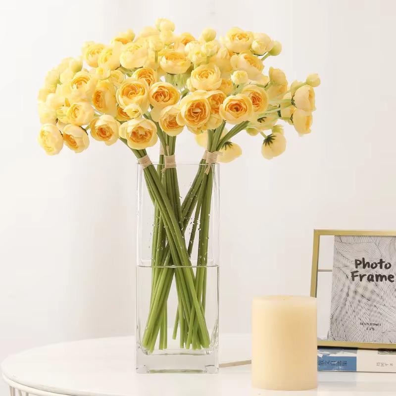 Bouquet de fleurs de thé artificielles de 40CM