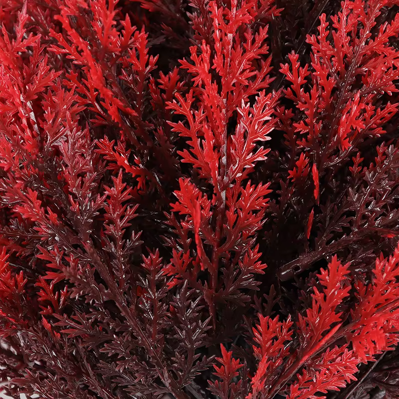 Piquet de sol artificiel de lavande rouge