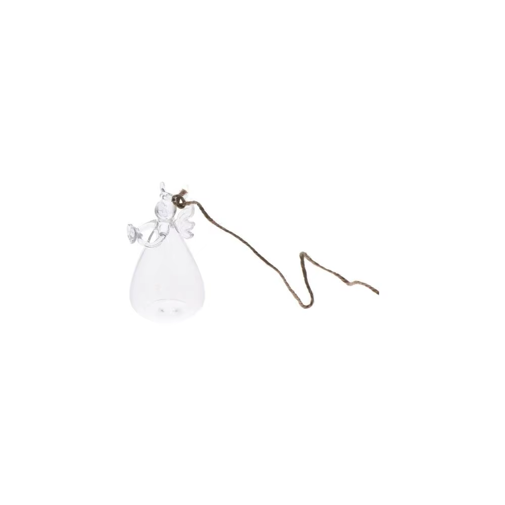 Vase d'ange Transparent en forme d'ange