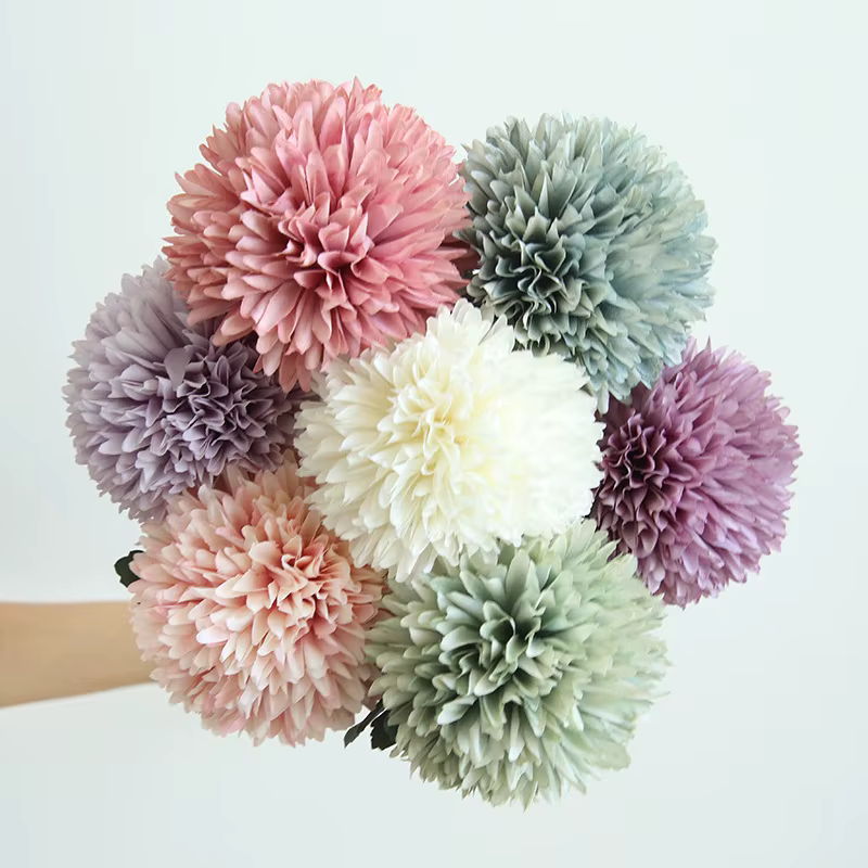 Fleur de pissenlit artificielle pour décoration de mariage