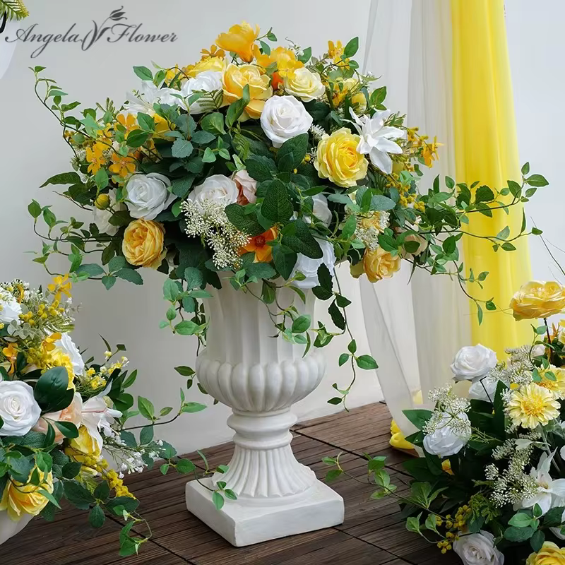 Boules de fleurs vertes
