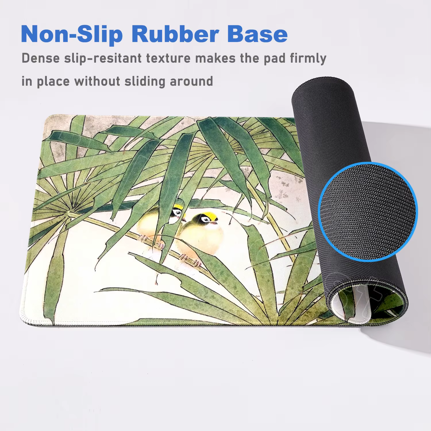 Tapis de souris plante florale verte botanique