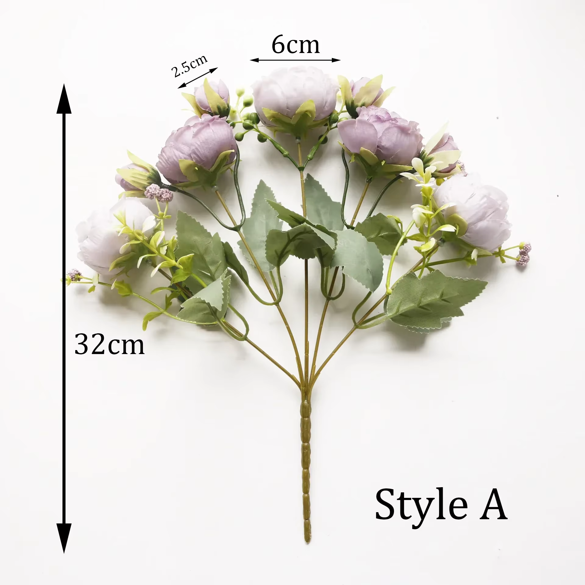 Artificiels de pivoine rose