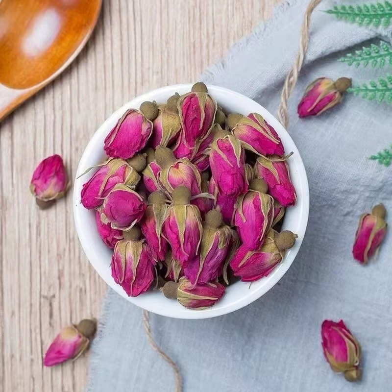 Bourgeons de fleurs de rose naturelle séchée de haute qualité pour pot-pourri