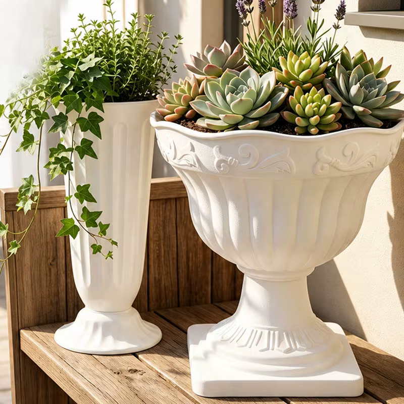Vase en plastique pour plantes
