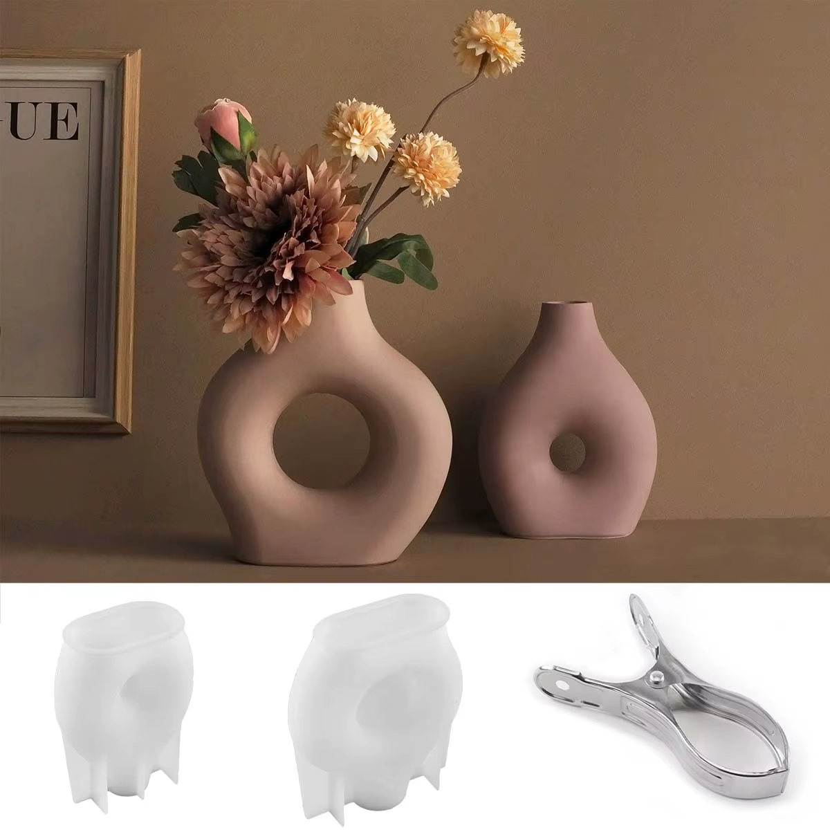 Vase Simple en Silicone