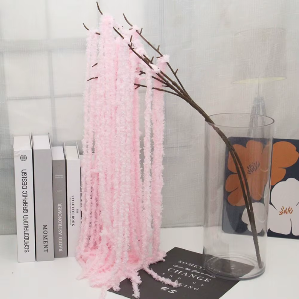 Beau cadeau multicolore Amaranthus artificiel suspendu plante fil ornement