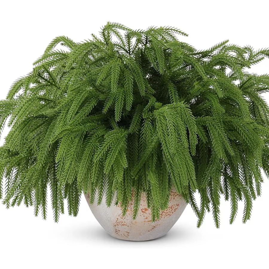 Tube unique Plantes Artificielles Aiguilles De Pin De Noël Haute Qualité Design Décor Maison Festive En Plein Air