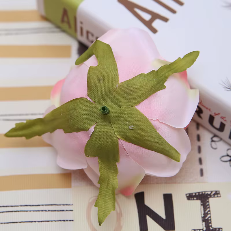 10 pièces Roses en soie fleur hortensia pivoine bricolage fleurs mur maison mariage décoration couronne Scrapbooking