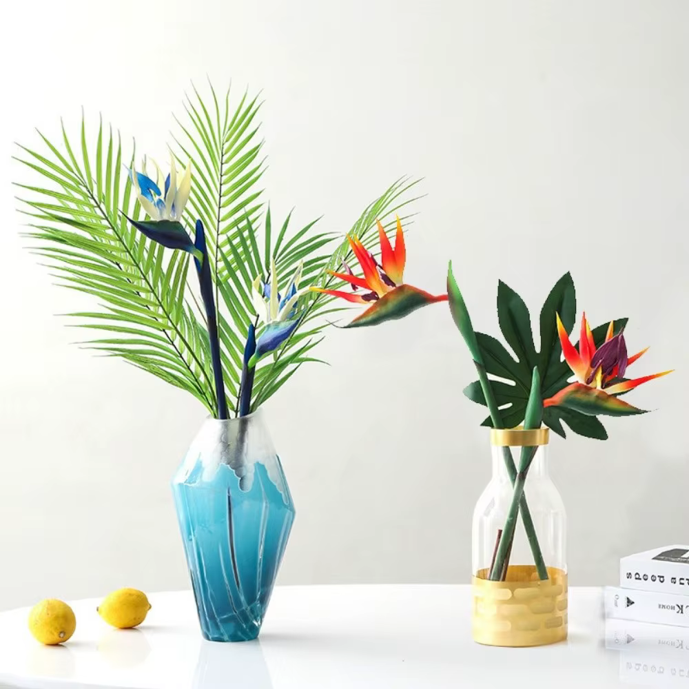 Nouvelle plante artificielle oiseau de paradis à longue tige
